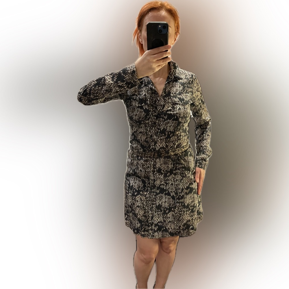 Silk shirt dress, Theory, Size 0